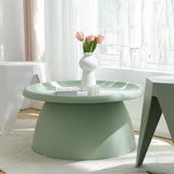 NNEDSZ Coffee Table Mushroom Nordic Round Large Side Table 70CM Green