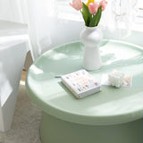 NNEDSZ Coffee Table Mushroom Nordic Round Large Side Table 70CM Green