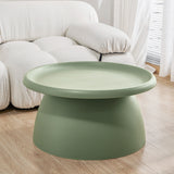 NNEDSZ Coffee Table Mushroom Nordic Round Large Side Table 70CM Green