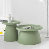 NNEDSZ Coffee Table Mushroom Nordic Round Large Side Table 70CM Green