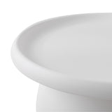 NNEDSZ Coffee Table Mushroom Nordic Round Large Side Table 70CM White