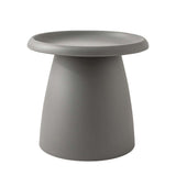 NNEDSZ Coffee Table Mushroom Nordic Round Small Side Table 50CM Grey