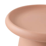 NNEDSZ Coffee Table Mushroom Nordic Round Small Side Table 50CM Pink