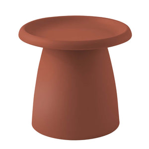 NNEDSZ Coffee Table Mushroom Nordic Round Small Side Table 50CM Red