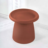 NNEDSZ Coffee Table Mushroom Nordic Round Small Side Table 50CM Red
