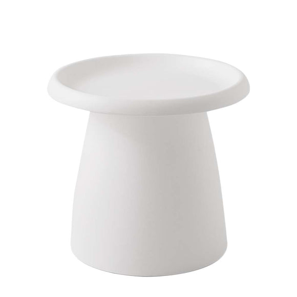 NNEDSZ Coffee Table Mushroom Nordic Round Small Side Table 50CM White
