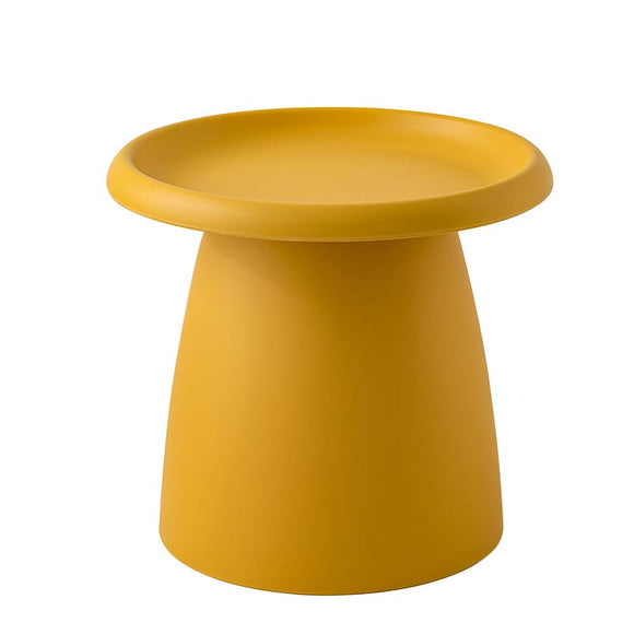 NNEDSZ Coffee Table Mushroom Nordic Round Small Side Table 50CM Yellow