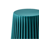 NNEDSZ Set of 2 Cupcake Stool Plastic Stacking Stools Chair Outdoor Indoor Dark Green