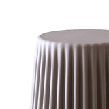 NNEDSZ Set of 2 Cupcake Stool Plastic Stacking Stools Chair Outdoor Indoor Grey