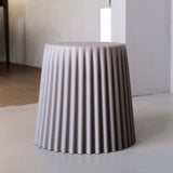 NNEDSZ Set of 2 Cupcake Stool Plastic Stacking Stools Chair Outdoor Indoor Grey