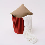 NNEDSZ Set of 2 Cupcake Stool Plastic Stacking Stools Chair Outdoor Indoor Red