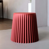 NNEDSZ Set of 2 Cupcake Stool Plastic Stacking Stools Chair Outdoor Indoor Red