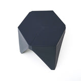 NNEDSZ Set of 2 Puzzle Stool Plastic Stacking Stools Chair Outdoor Indoor Blue