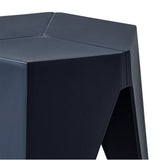 NNEDSZ Set of 2 Puzzle Stool Plastic Stacking Stools Chair Outdoor Indoor Blue