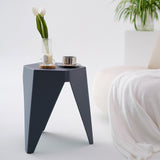 NNEDSZ Set of 2 Puzzle Stool Plastic Stacking Stools Chair Outdoor Indoor Blue