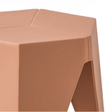 NNEDSZ Set of 2 Puzzle Stool Plastic Stacking Stools Chair Outdoor Indoor Pink