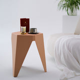 NNEDSZ Set of 2 Puzzle Stool Plastic Stacking Stools Chair Outdoor Indoor Pink