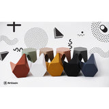 NNEDSZ Set of 2 Puzzle Stool Plastic Stacking Stools Chair Outdoor Indoor Yellow