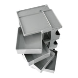 NNEDSZ Bedside Table Side Tables Nightstand Organizer Replica Boby Trolley 5Tier Grey