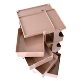 NNEDSZ Bedside Table Side Tables Nightstand Organizer Replica Boby Trolley 5Tier Pink