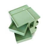 NNEDSZ Replica Boby Trolley Storage 3 Tier Drawer Cart Shelf Mobile Green