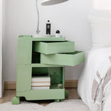 NNEDSZ Replica Boby Trolley Storage 3 Tier Drawer Cart Shelf Mobile Green