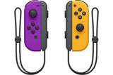 NNEKG Switch Joy Con Controller Pair Neon Purple and Neon Orange