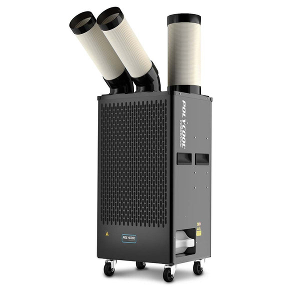 NNEMB 4.5kW Portable Industrial Spot Cooler-with Twin Cooling Ducts