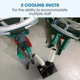 NNEMB 4.5kW Portable Industrial Spot Cooler-with Twin Cooling Ducts