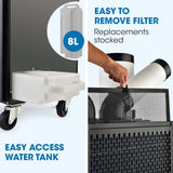 NNEMB 4.5kW Portable Industrial Spot Cooler-with Twin Cooling Ducts