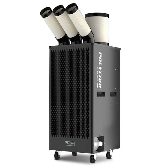 NNEMB 6.5kW Portable Industrial Spot Cooler-with Triple Cooling Ducts