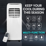NNEMB 3-in-1 Portable Air Conditioner Dehumidifier Fan Cooler Aircon 7000 BTU