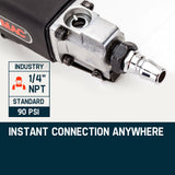 NNEMB Pneumatic Reciprocating Hack Saw Air Cut Off Metal Blade Body Tool