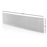 NNEDSZ 30 Piece Aluminium Gutter Guard Leaf Mesh- Silver