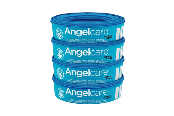 NNEKG Angelcare Nappy Disposal System 4 Pack Refills