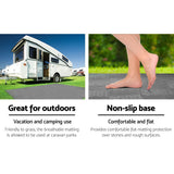 NNEDSZ 5M X 2.5M Annex Matting 600 GSM Floor Mats Mesh Caravan Parks Camping