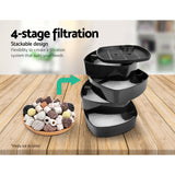 NNEDSZ Aquarium External Canister Filter Aqua Fish Water Tank Sponge Pond 1250L