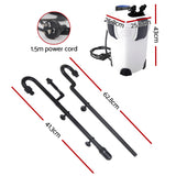 NNEDSZ External Canister Filter Aqua Fish Tank UV Light with Media Kit 1850L/H