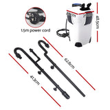 NNEDSZ External Canister Filter Aqua Fish Tank UV Light with Media Kit 2400L/H