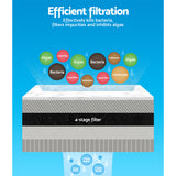 NNEDSZ External Canister Filter Aqua Fish Tank UV Light with Media Kit 2400L/H