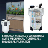 NNEMB Aquarium External Canister Filter Pump Aqua Fish Tank Pond Pump 1250 L/H