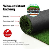 NNEDSZ Synthetic Artificial Grass Fake Turf 2Mx5M Plastic Olive Lawn 10mm