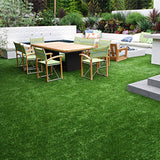 NNEDSZ Synthetic Artificial Grass Fake Turf 2Mx5M Plastic Olive Lawn 10mm