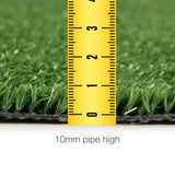 NNEDSZ Synthetic 10mm 1.9mx10m 19sqm Artificial Grass Fake Turf Olive Plants Plastic Lawn