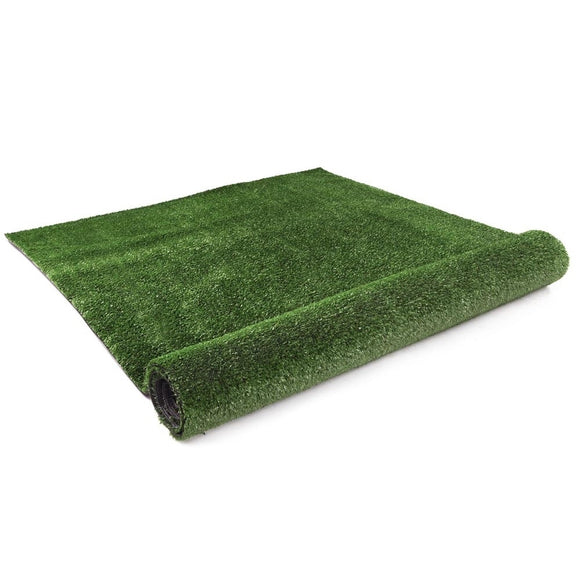 NNEDSZ Artificial Grass 1X10M Synthetic Fake Turf Plastic Olive Plant Lawn 17mm