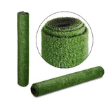 NNEDSZ Artificial Grass 1X10M Synthetic Fake Turf Plastic Olive Plant Lawn 17mm