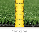 NNEDSZ Synthetic Artificial Grass Fake 2m x 5m Turf Plant Plastic Lawn 17mm