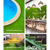 NNEDSZ Synthetic 30mm  0.95mx20m 19sqm Artificial Grass Fake Turf 4-coloured Plants Plastic Lawn