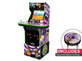 NNEKG Arcade1Up Turtles in Time TMNT 4 Player WiFi Arcade Cabinet + Exclusive Licensed Stool Bundle