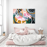 NNEKG Silver Linings Lizzie Alsop Stretch Canvas Wall Art (76 x 102)